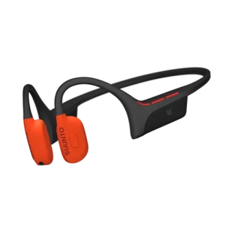Suunto wing 2 coral orange – premium bone conduction headphone