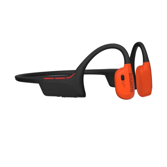 Suunto wing 2 coral orange – premium bone conduction headphone