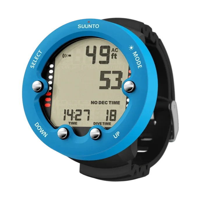 Suunto zoop novo blue – easy-to-use dive computer with large display