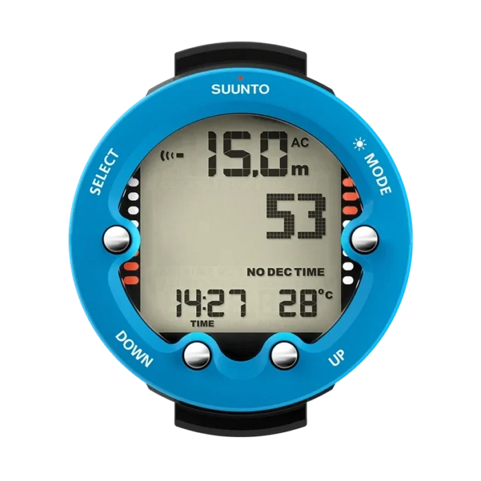 Suunto zoop novo blue – easy-to-use dive computer with large display