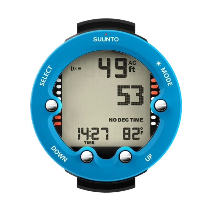 Suunto zoop novo blue – easy-to-use dive computer with large display