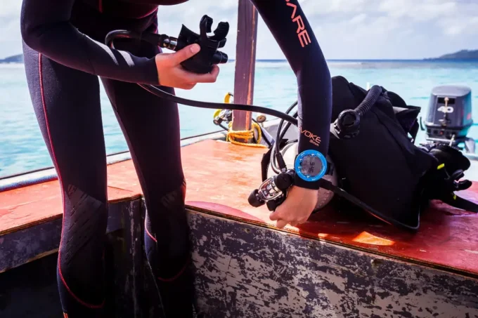 Suunto zoop novo blue – easy-to-use dive computer with large display